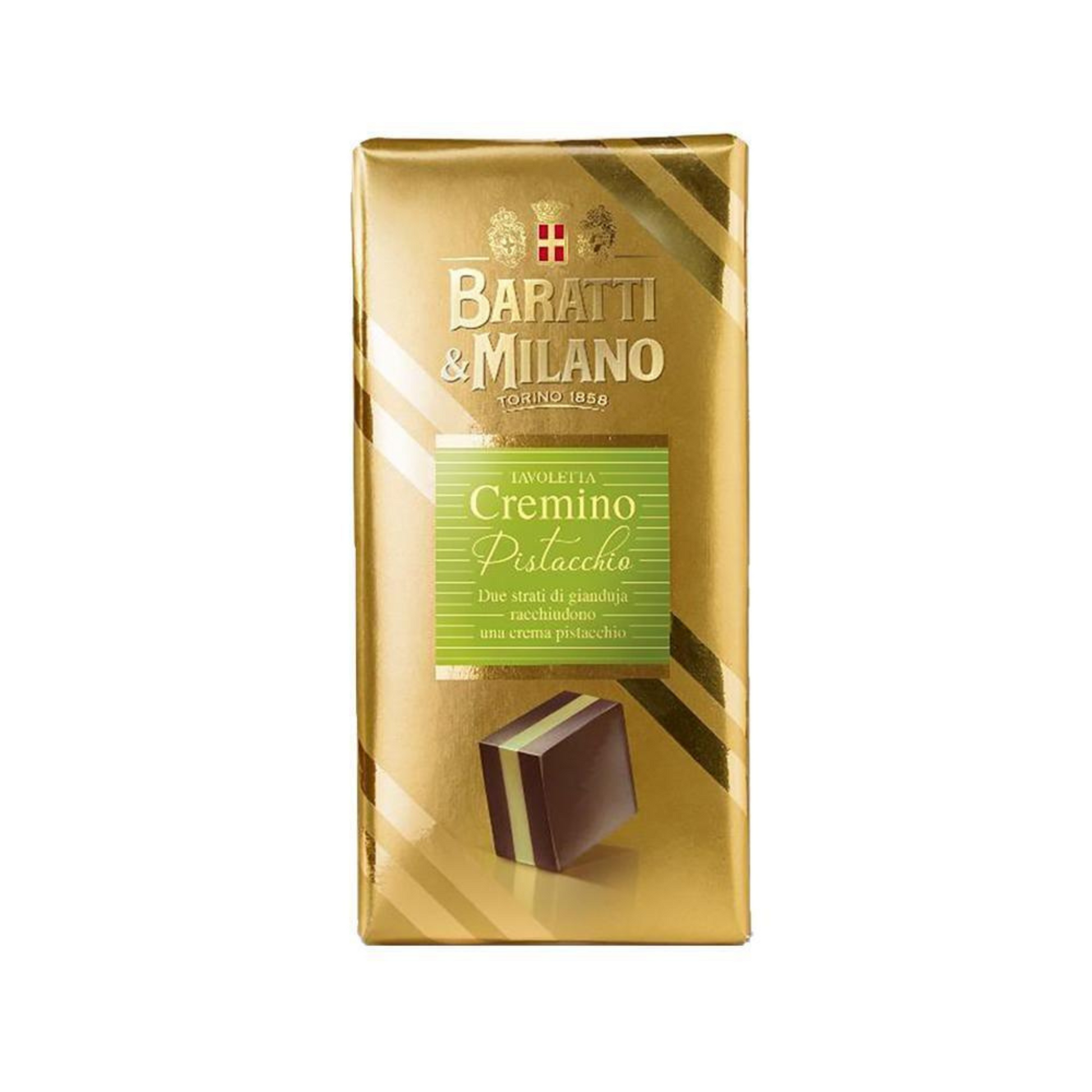 Tavoletta Cremino Pistacchio Baratti & Milano - La Bottega del Cioccolato –  Dolmarr Cioccolato