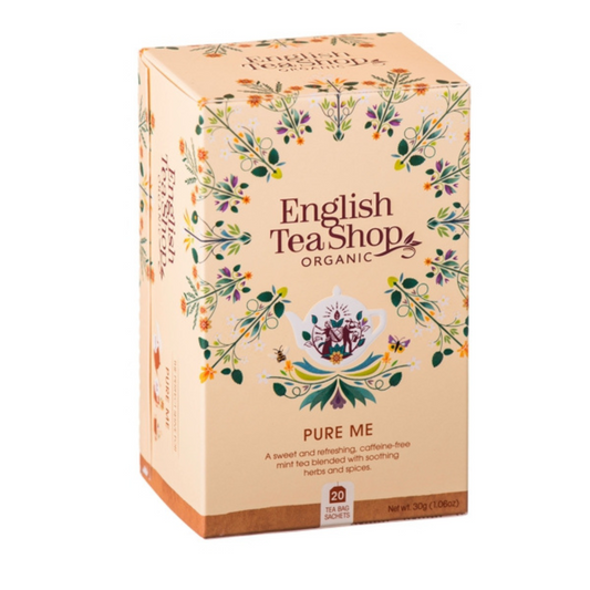 Tisana Tonificante Bio Pure Me 20 bustine Eco-box 30gr English Tea Shop 01