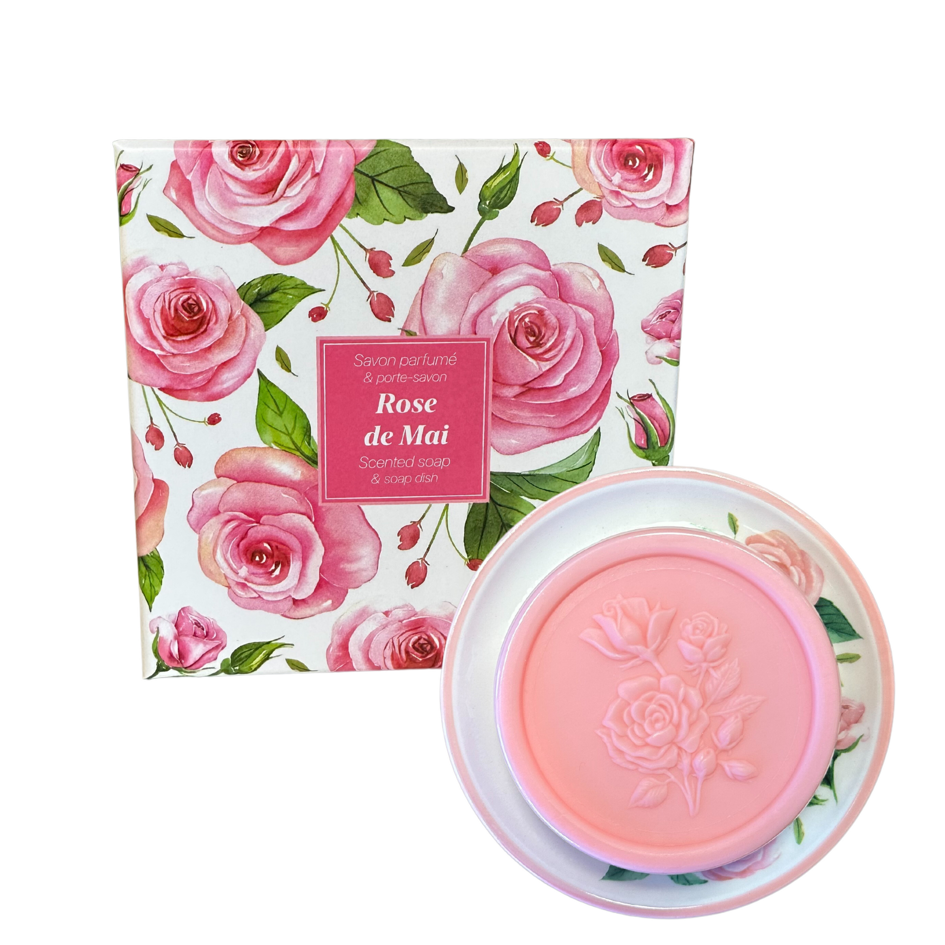 Confezione Sapone Rose con Portasapone in Ceramica Esprit Provence –  Dolmarr Cioccolato