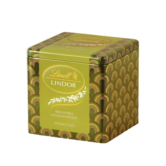 Cioccolatini Lindor Pistacchio in Latta anni '70 175g Lindt 01